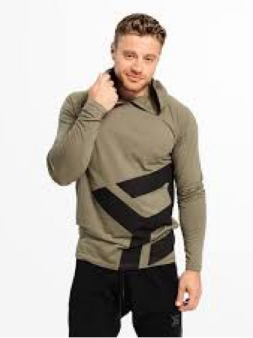 BETTER BODIES Astor Hoodie in Washed Green Size Small